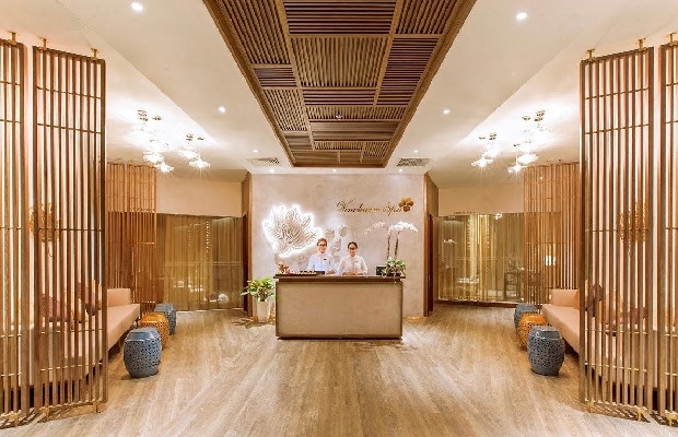 Sảnh sang trọng tại Vincharm Spa