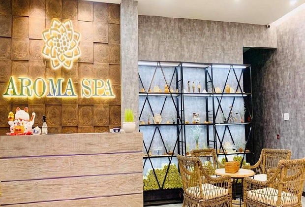 Quầy lễ tân tại Aroma Spa