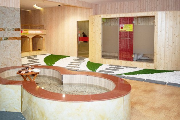 Phòng xông hơi tại Nhất Phẩm Hoàng Gia Spa - địa điểm massage sauna quận 11