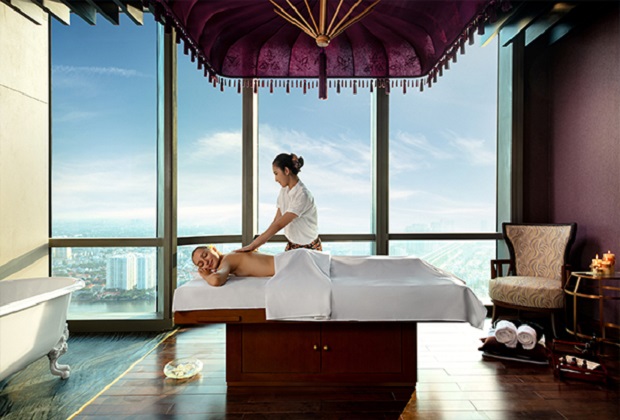 Không gian massage tại akoya spa