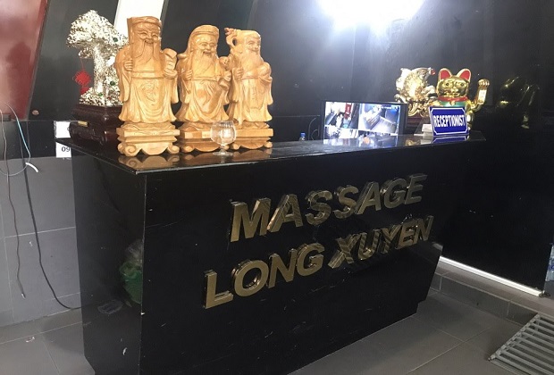 Sảnh tại massage Long Xuyên