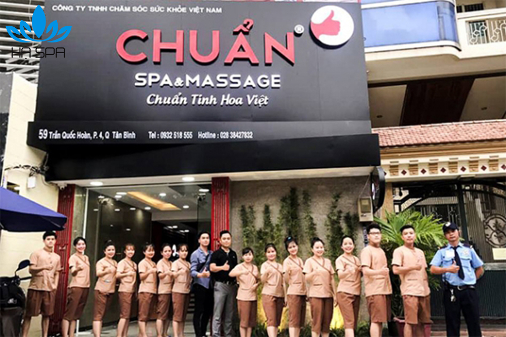 Chuẩn Spa cung cấp dịch vụ massage chuyên cung cấp liệu pháp vật lý trị liệu và y học cổ truyền