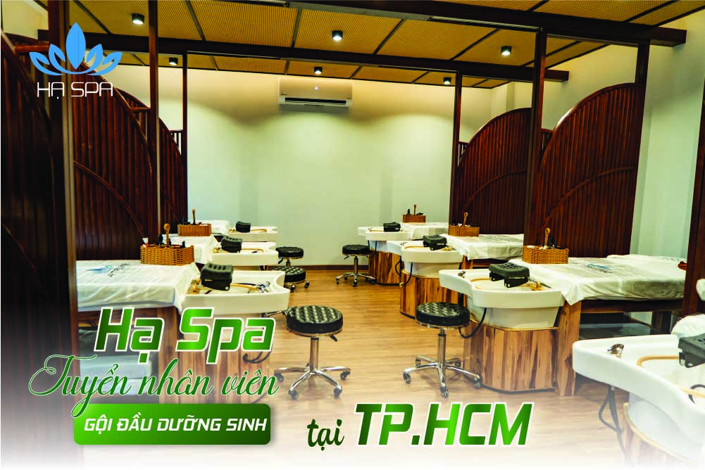 ha spa tuyen nhan vien goi dau duong sinh tai tphcm