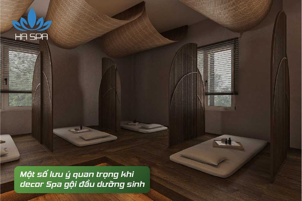 mot so luu y quan trong khi decor spa goi dau duong sinh