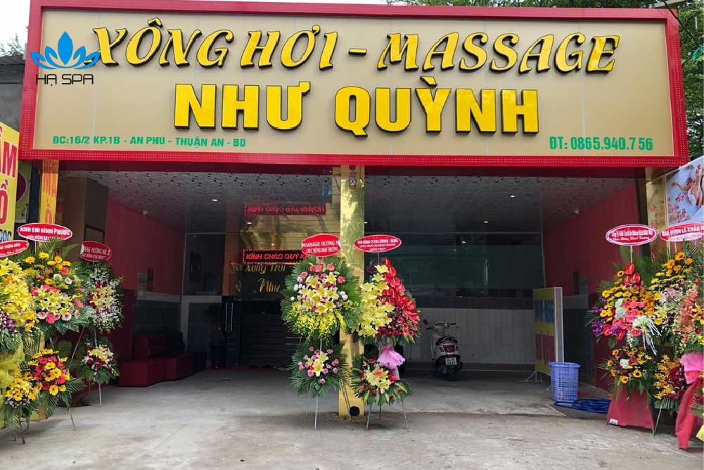 địa chỉ massage ở Bình Dương