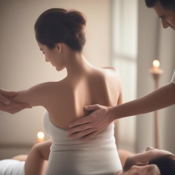 Kỹ thuật massage lưng cho nàng hiệu quả