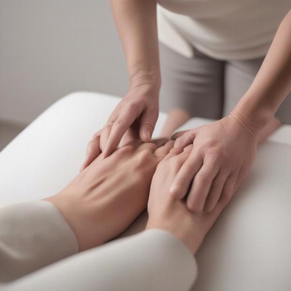 Massage bấm huyệt tại nhà giúp giảm đau