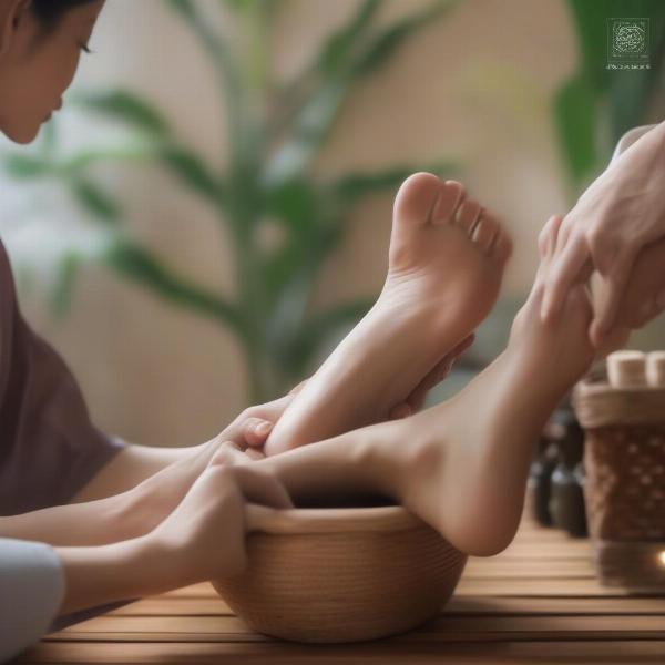 Dịch vụ massage chân chuyên nghiệp tại Massage Hoa Kiều