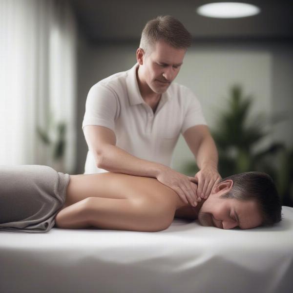 Massage trị liệu cho nam giúp giảm stress