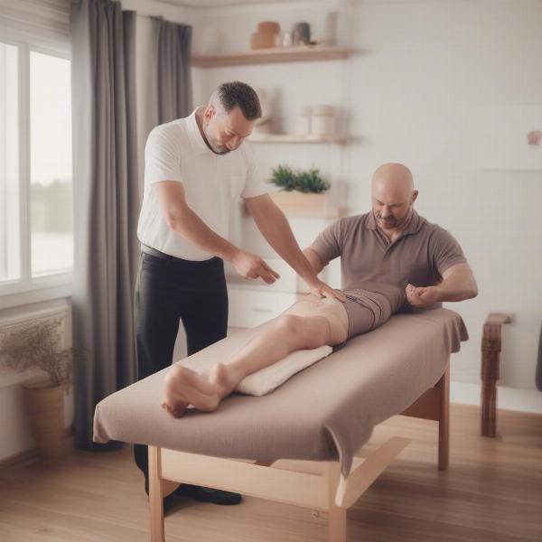 Massage trị liệu tại nhà cho nam giới