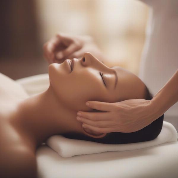 Massage vai gáy chuyên nghiệp tại spa