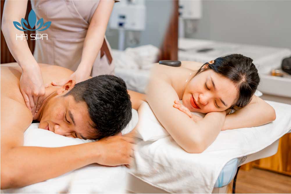 Bảng giá dịch vụ massage đôi tại Ha Spa khu vực Massage Gia Lâm