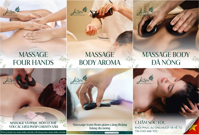 Khách hàng thư giãn với dịch vụ Massage Quận Hoàn Kiếm chuyên nghiệp trong không gian sang trọng