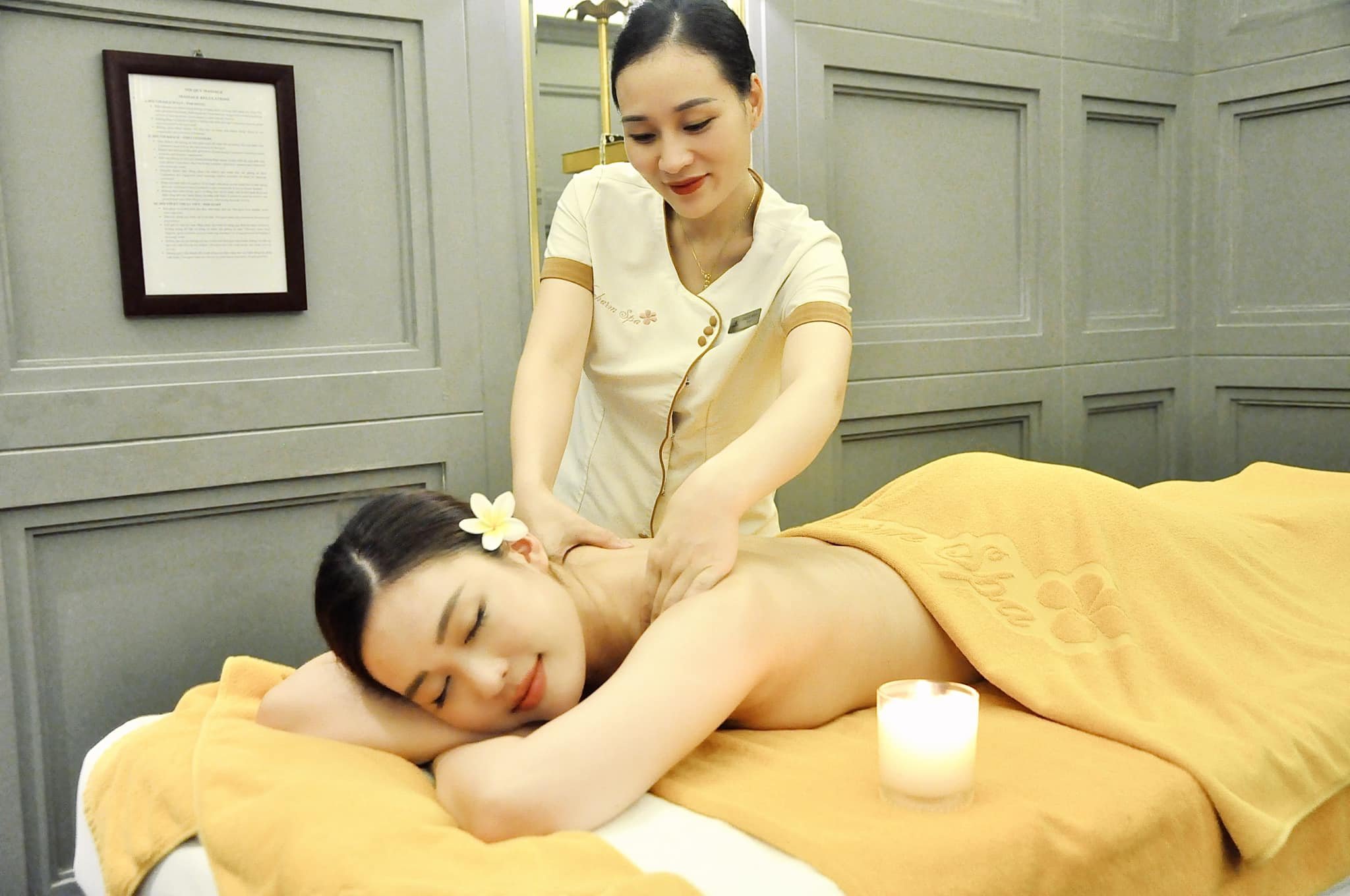 Phòng thư giãn Massage Hạ Long tại VinCharm Spa